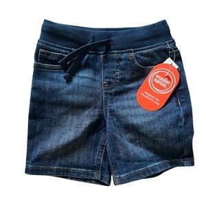 Wonder Nation Toddler Girl’s Drawstring Denim Shorts | 3T NWT